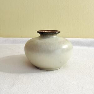 Vintage 3" Art Pottery Bud Vase, Posy Vase, Earth Tones, Germany, Studio Art
